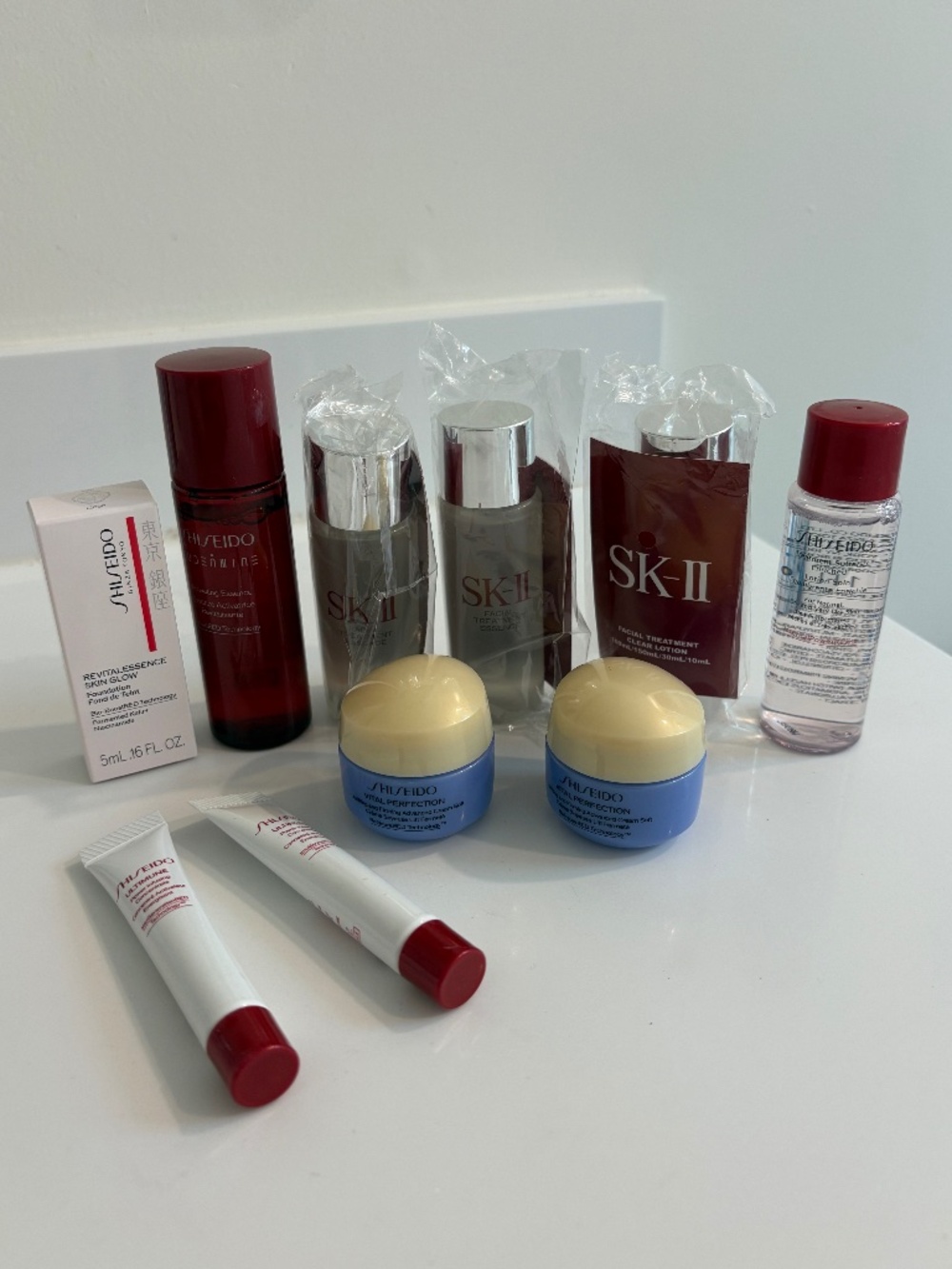 Lot of Shiseido and SK II Skincare Products (i.e Facial Treatment Essence)